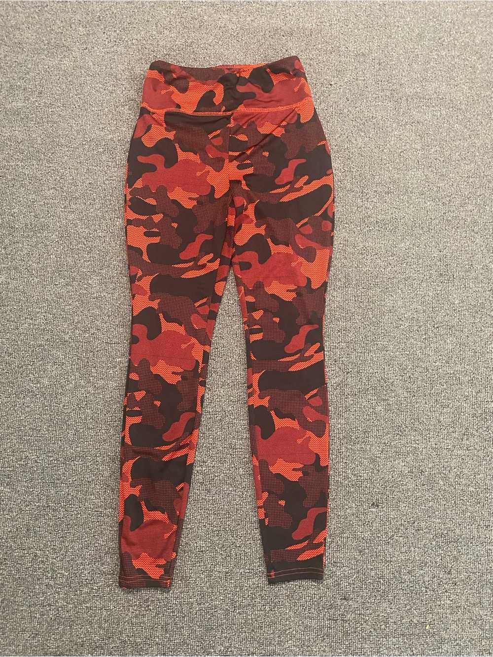 wild fable Orange-Red Camouflage High-Rise Leggings